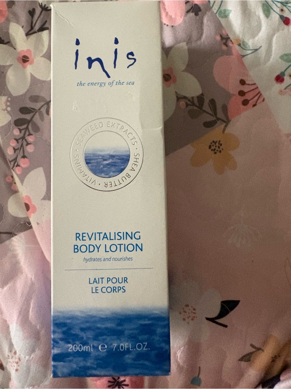Inis Revitalising Body Lotion — Hydrating White & Blue Lotion
